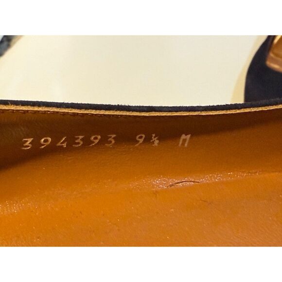 Aquatalia Navy Suede Pointed-Toe Pumps 9.5 Italian Weatherproof NWOB New - Picture 6 of 6